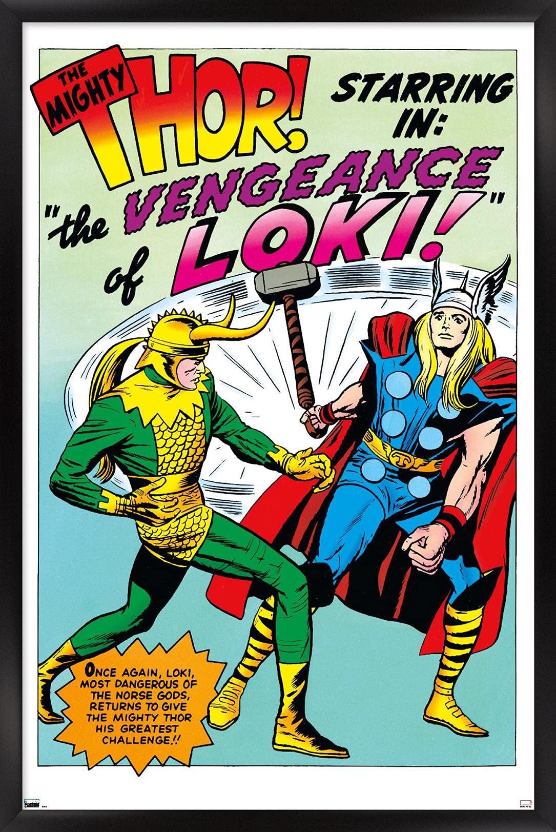 Amazon.com: Trends International Marvel Comics Loki - The Might